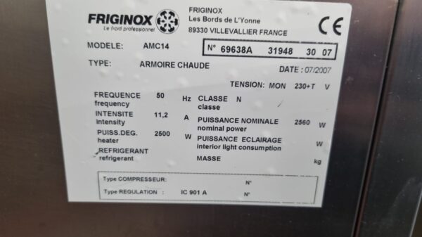 Etuve 15 niveaux GN2/1 – FRIGINOX – Image 4