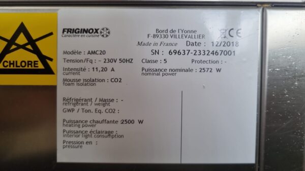 Etuve 20 niveaux GN2/1 – FRIGINOX – Image 3