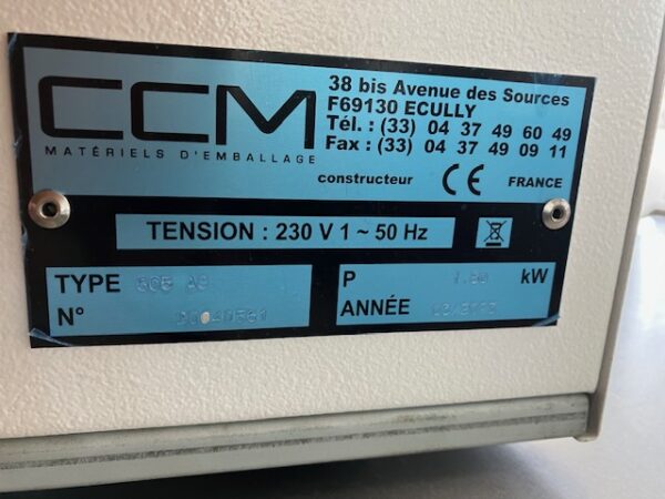 Soudeuse de sachets avec pédale électrique – CCM – Image 4