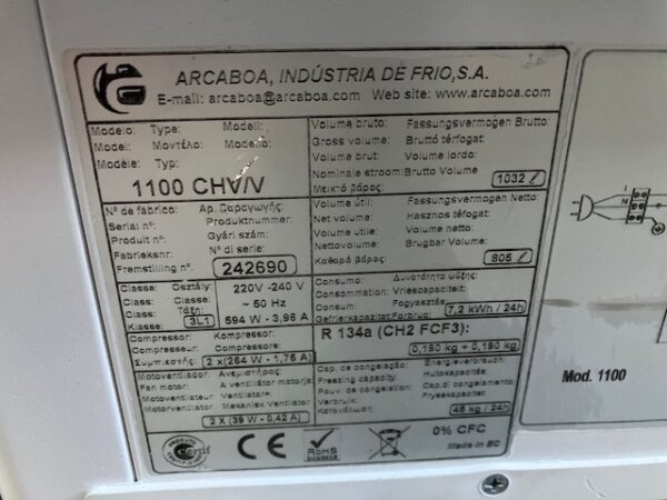 Congélateur vitres coulissantes 805 litres – ARCABOA – Image 4