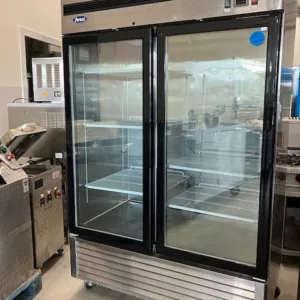 Armoire 2 portes vitrées négative – ATOSA