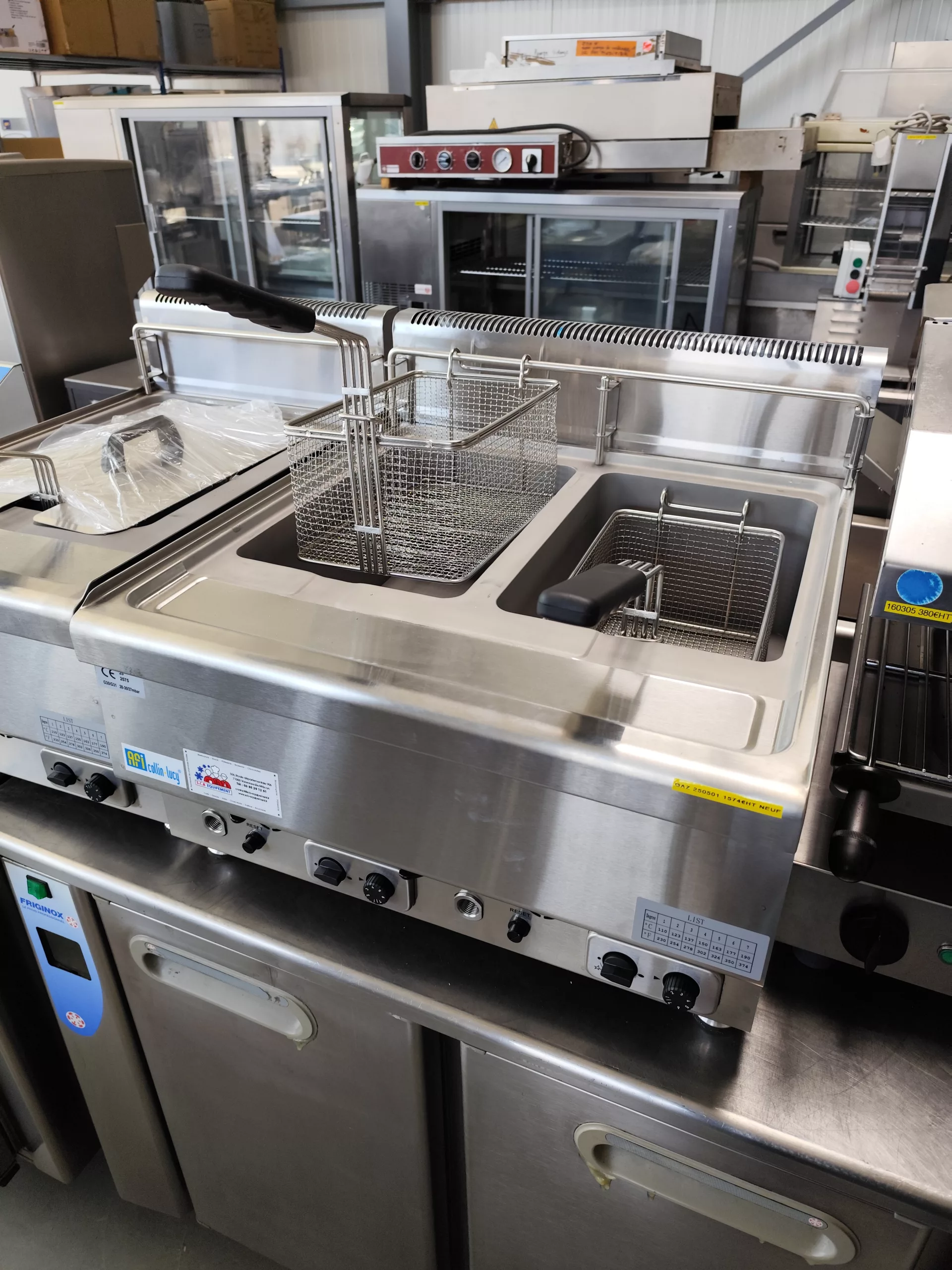 Friteuse 2x10L gaz – AFI