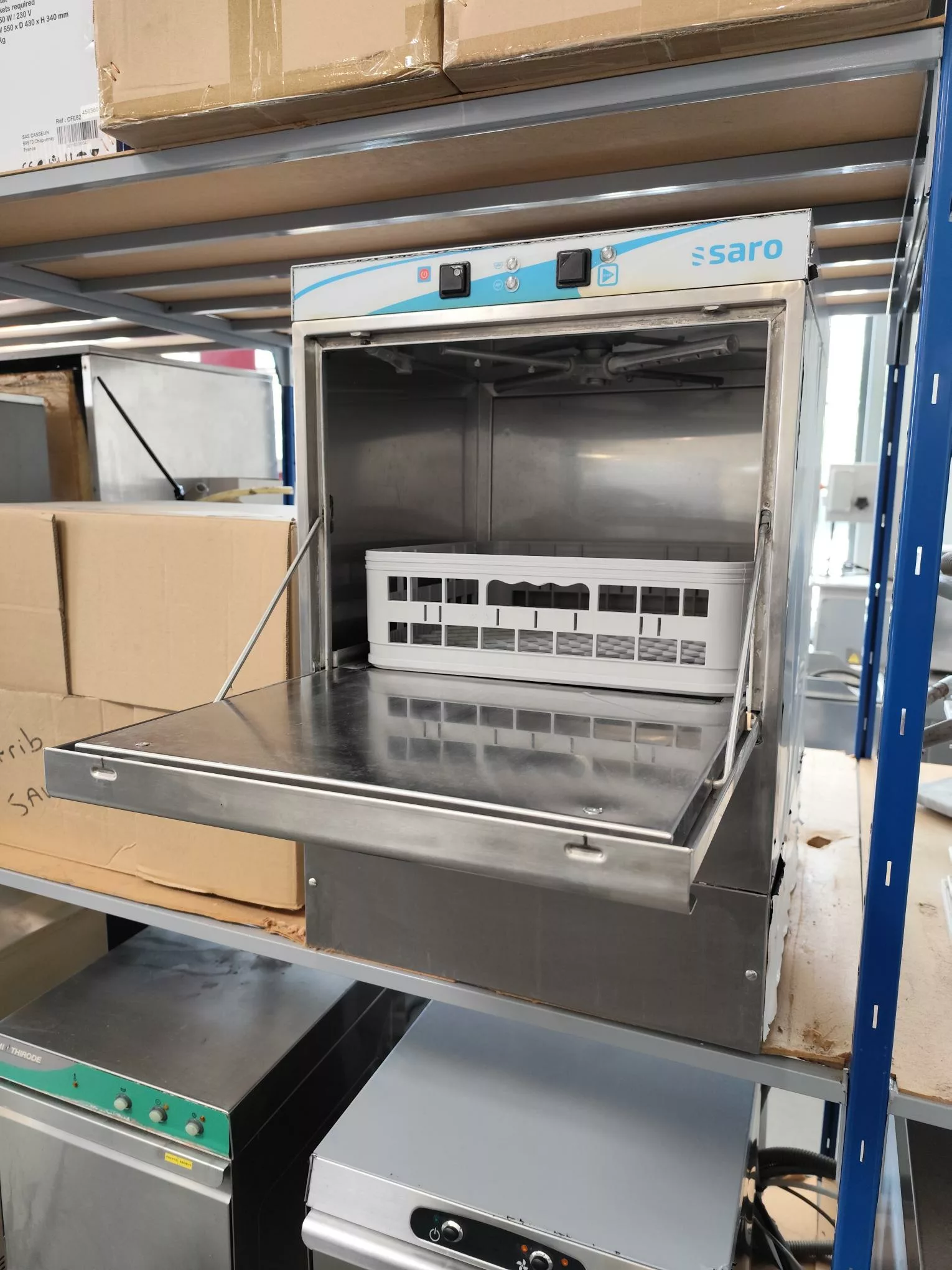 Lave-verres panier 400x400mm – SARO – Image 2