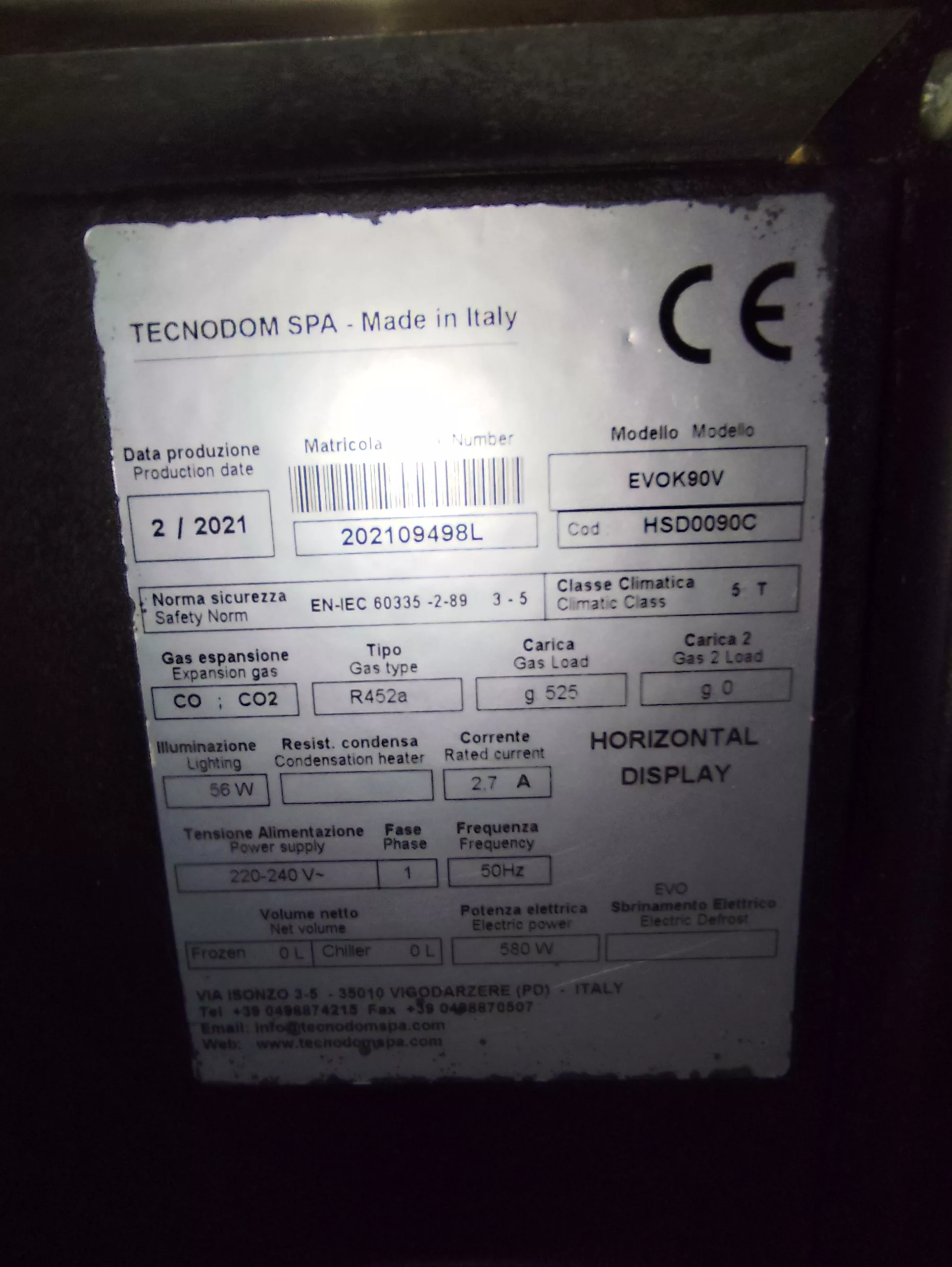Vitrine positive – TECNODOM – Image 2