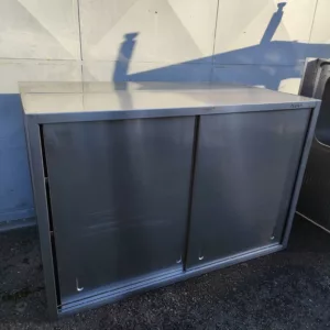 Meuble inox portes coulissantes